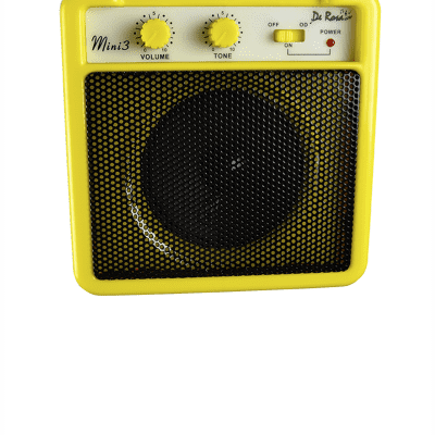 De Rosa DKAMP3-YW Kids 3 Watt Amp w/Strap  - Yellow for sale