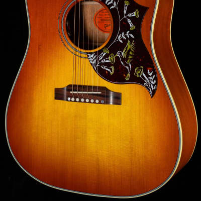 Gibson Custom Shop Willcutt Exclusive Hummingbird Standard Vintage Sunburst Red Spruce Top (034) for sale