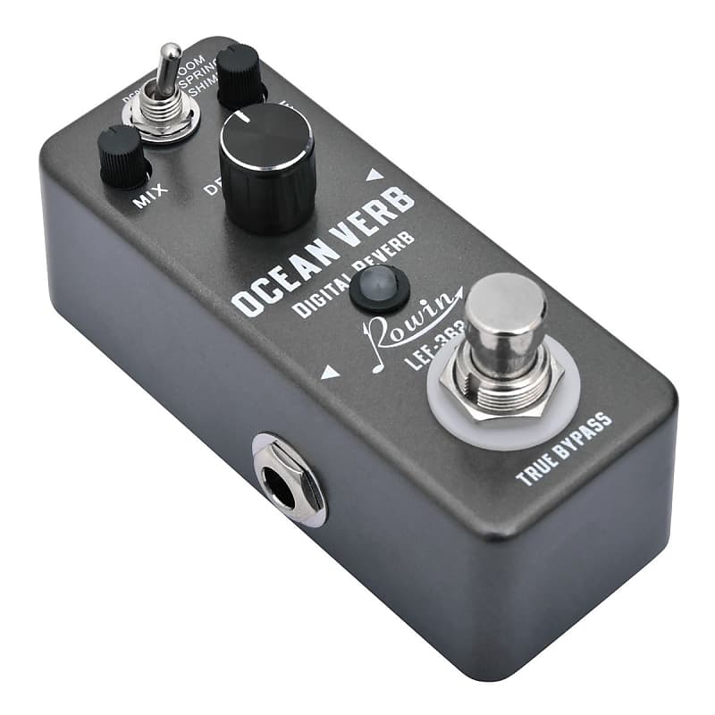 Rowin LEF-3800 Ocean Verb (Digital Reverb Mini Pedal - Room, Spring,  Shimmer)