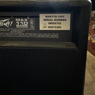Peavey MAX 110 20-Watt 1x10" Bass Combo 2000s - Black image 4