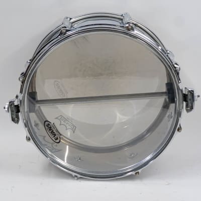 Premier England Steel Metal Snare Drum 14" X 6.5" - Polished Chrome image 8