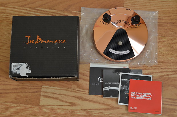 Dunlop Joe Bonamassa Fuzz Face Limited Edition Gold | Reverb Czechia