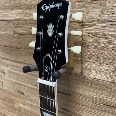 Epiphone SG Standard Left-Handed Lefty Guitar 2023 Alpine White. New! image 9