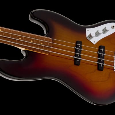 Fender Artist Series Jaco Pastorius Jazz Bass Fretless Sunburst W/ Case image 5