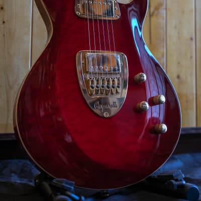Carparelli Pacifico SV Electric Guitar - Red Burst Flame *Showroom Condition. image 4