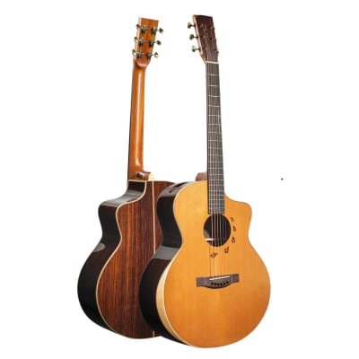 L.Luthier Eden C ar Solid Cedar Acoustic Guitar for sale