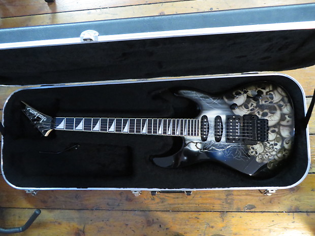 Jackson  Pile Of Skulls Dinky Electric Guitar w/ OHSC Made In Japan Near Mint Condition image 1
