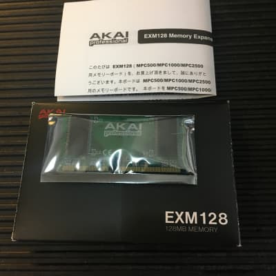 Akai EXM 128  memory expansion card for MPC 500 1000 2500 Green