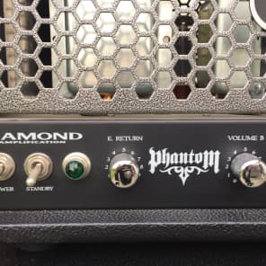 Diamond Phantom Amplifier Black with matching 4x12 Straight Cabinet image 8