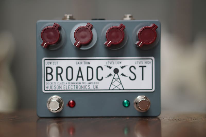 ギター Hudson Electronics Broadcast Dual Hudson Electronics Broadcaster Dual Foot Switch Overdrive