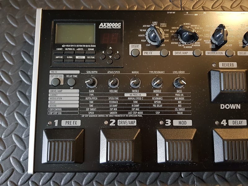 Korg AX3000G modeling signal processor guitar multi effects Korg AX3000G modeling signal processor guitar multi effects