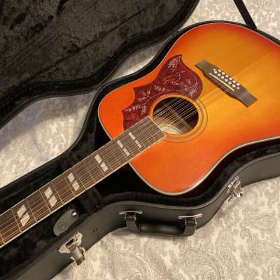 Epiphone Hummingbird 12 String 2022 - Cherry burst image 14