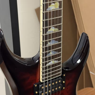 B.C. Rich Custom Shop Bich 10 Supreme Brazilian Rosewood 2025 - Sculpin Burst image 9