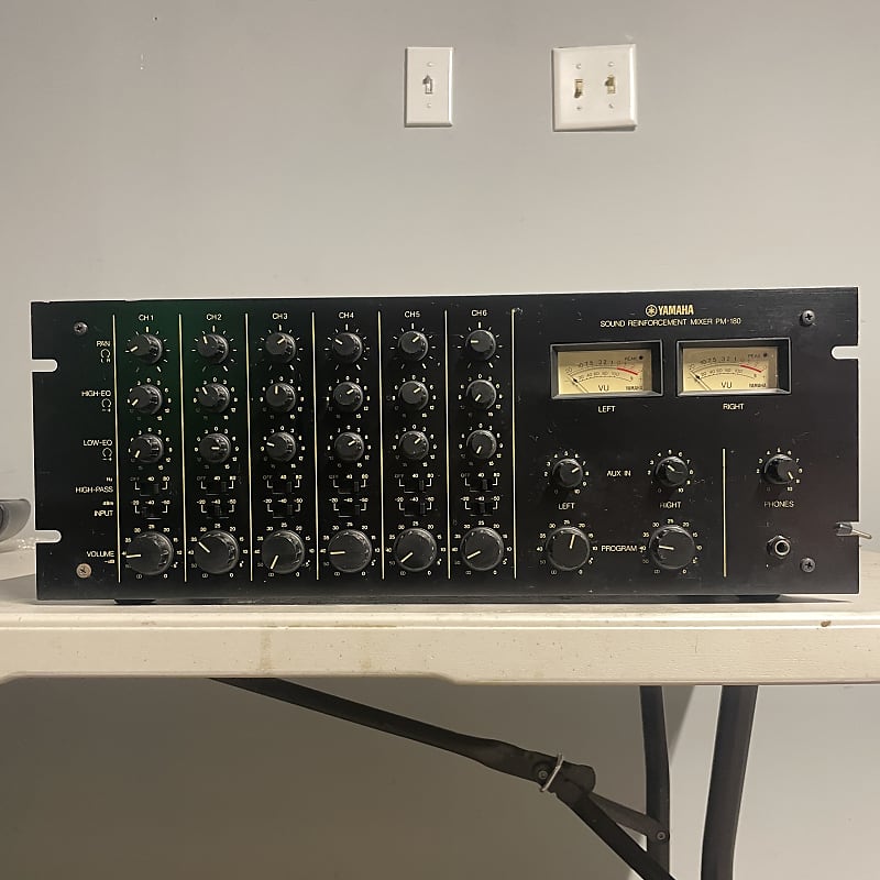 Modded Yamaha PM180 Mixer Six Preamps Direct Outputs Reverb