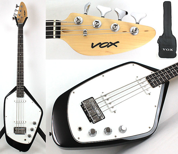 Vox Mk V Phantom Bass 2013 Black / White w Vox gigbag
