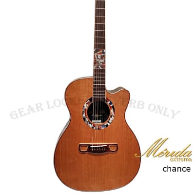 Merida Extrema chance Solid Cedar & Rosewood OOM cutaway acoustic guitar for sale