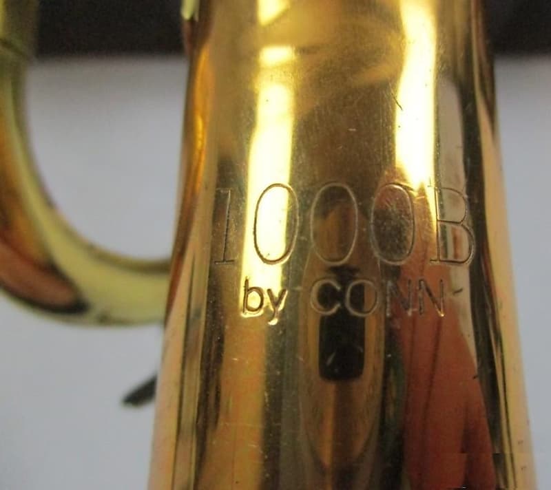 Conn 1000B trumpet with case. USA. Good Condition | Reverb