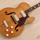 1960 Harmony Meteor H71 Vintage Electric Guitar Blonde w/ Gold Foils & Case