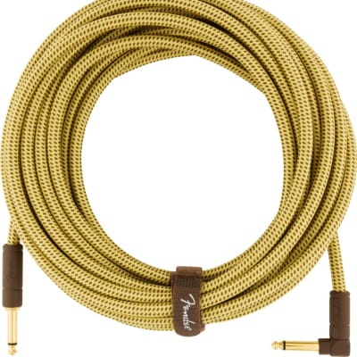 Fender® 25' Deluxe Series Yellow Tweed Instrument Cable #0990820078 - 25FT. image 4