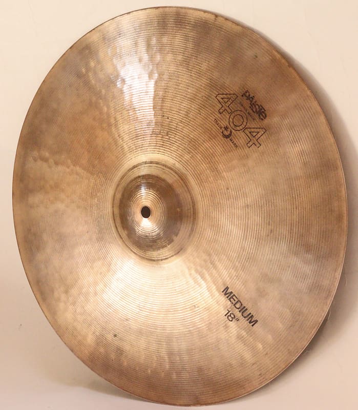 Exceptional Paiste 404 18\