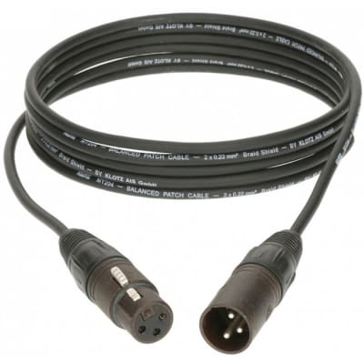 KLOTZ GRG1FM05.0 - XLR F / XLR M - 10 M