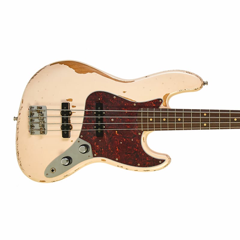 Fender flea jazz bass on sale roadworn shell pink