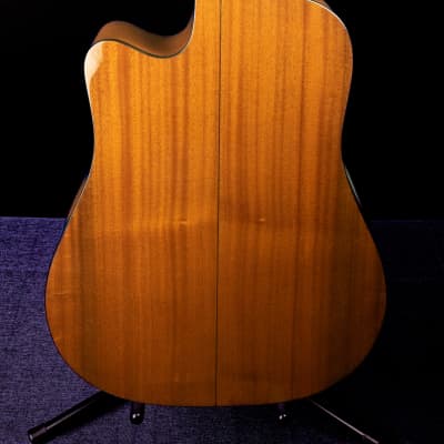 Boulder Creek  Solitaire ECR1-N - Natural Spruce/ Mahogany Solid Wood Electro/Acoustic Guitar image 10