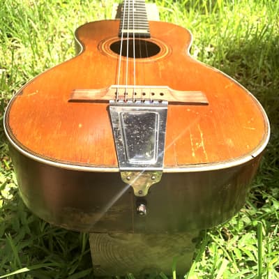 Antique Early 1900's Harwood Concert Acoustic Guitar - Project - UPDATED image 2