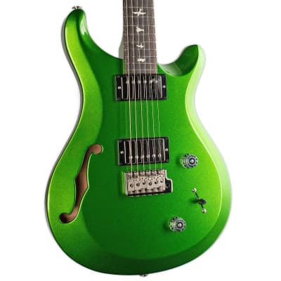 PRS S2 Custom 22 Semi-Hollow (Rare Color: Jewell Lime Metallic Green) image 6
