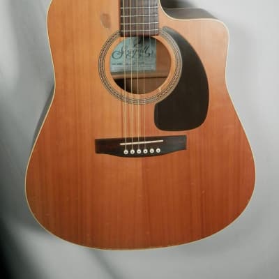 Seagull S6+ CW Cedar Dreadnought Cutaway Acoustic Guitar used Made in Canada image 7