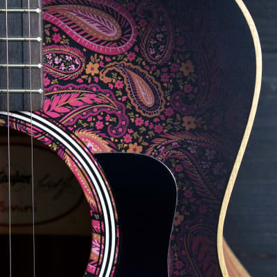 Taylor GS Mini-E Special Edition Cosmic Blush Paisley Acoustic-Electric Guitar (demo) image 11