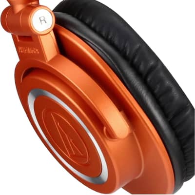 Audio-Technica ATH-M50XMO Professional Monitor Headphones, Metallic Orange image 8