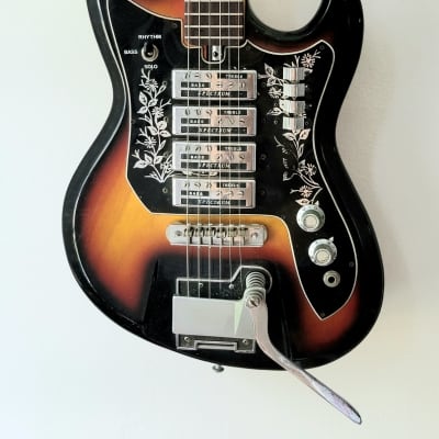 Teisco Spectrum 4 ET-440 MIJ Japan Sleeper: Reradiused to 16