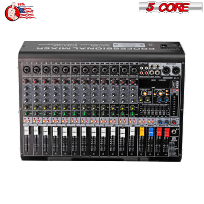 MX 4 Channel Audio Mixer – Basic Sound Mixing Console with Bluetooth USB  48V Phantom Power. Use for Basic audio learning set-up (NOT FOR RECORDING  or PROFESSIONAL AUDIO MIXING CONSOLE) - MX