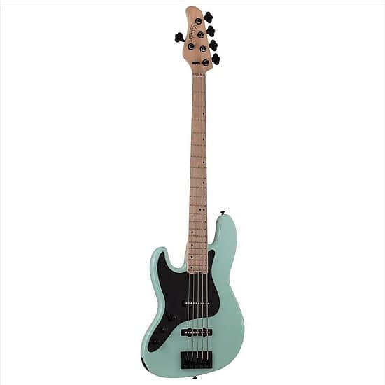 Schecter Guitar Research J-5 Electric BassW/Maple , Left Handed, Sea Foam Green 2915 image 1
