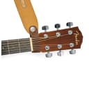 Levy's MM18CHBRN Brown Leather Headstock Strap Adapter Acoustic Guitars