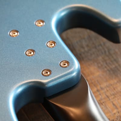 Sandberg California II Passive 4-String Bass Blue Industrial Design + OGB image 19