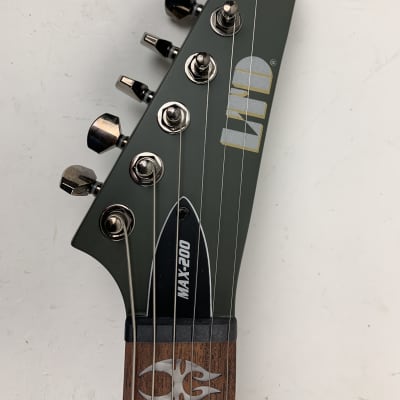 ESP LTD Max Cavalera MAX-200 RPR Military Green Satin Electric Guitar + B-Stock image 10
