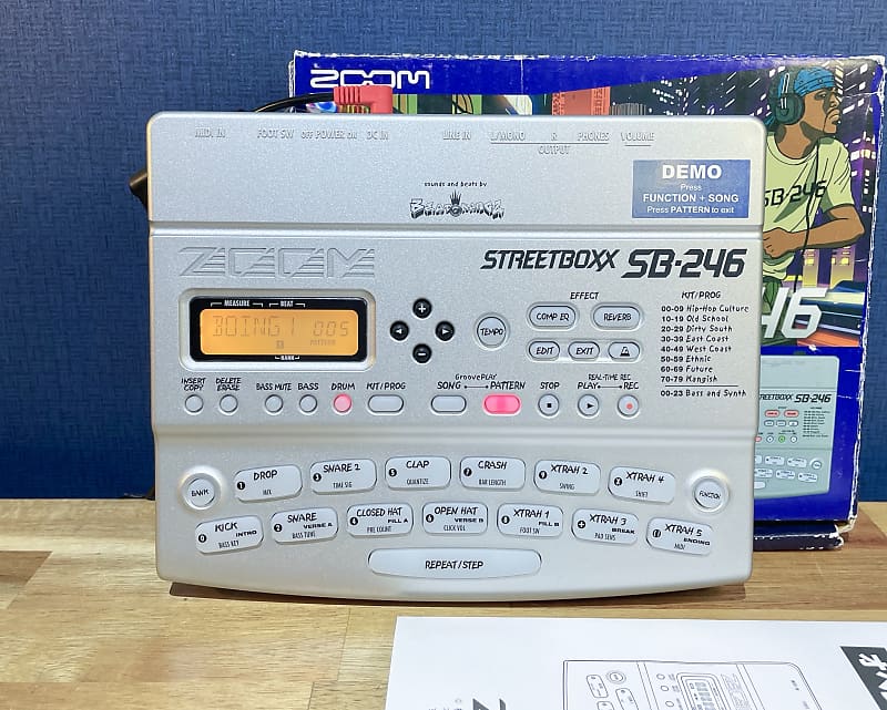 [Ultra Rare!] Zoom StreetBoxx SB-246 Drum Machine w/ Original Box image 1