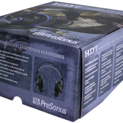 Presonus HD7 Professional Studio Monitoring Headphones Semi-Closed Back image 12
