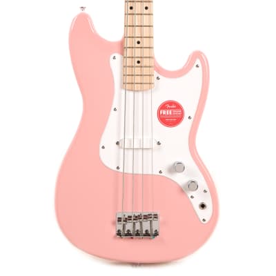 Squier Sonic Bronco Bass Shell Pink (CME Exclusive) | Reverb