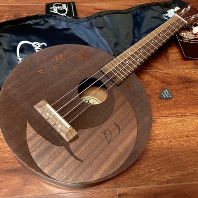 Eddy Finn EF-MOON Moon and Stars Concert Ukulele with Gigbag and Felt Pick - 2020s- Natural for sale