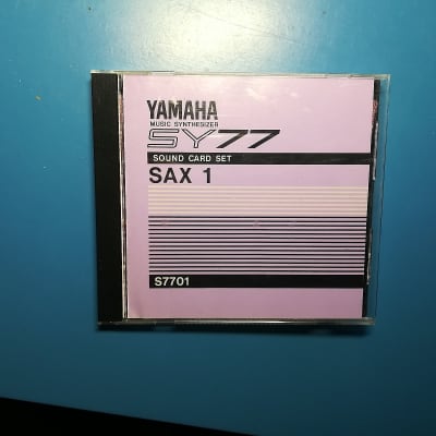 Yamaha SY 77 TG77 SAX1 cards for sale image 3