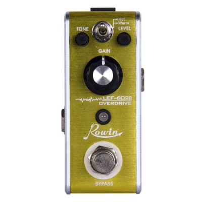 Rowin LEF-602-B Overdrive II Hot Powerful Tube Screaming Tone with Jcr 4558 Chip Their Nice Stuff image 2