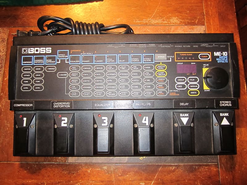Vintage BOSS ME10 Guitar Multi Effects Pedal Parts or Repair Reverb