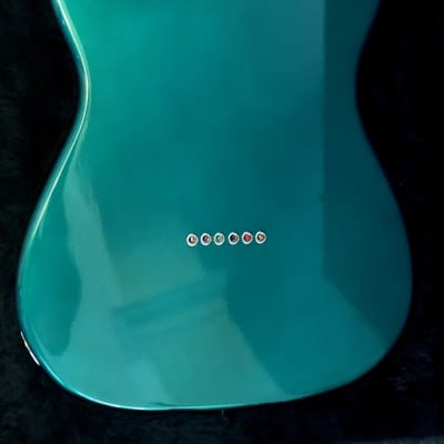 Hamer  USA T51 90's Green Telecaster Guitar w/Piezzo & Case image 6