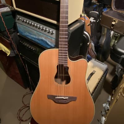 Takamine 2023 GB7C Garth Brooks Signature Electric/Acoustic Cutaway  As~New, 2023, Natural Finish, Solid Cedar Top, Rosewood Back, Takamine HSC! image 2