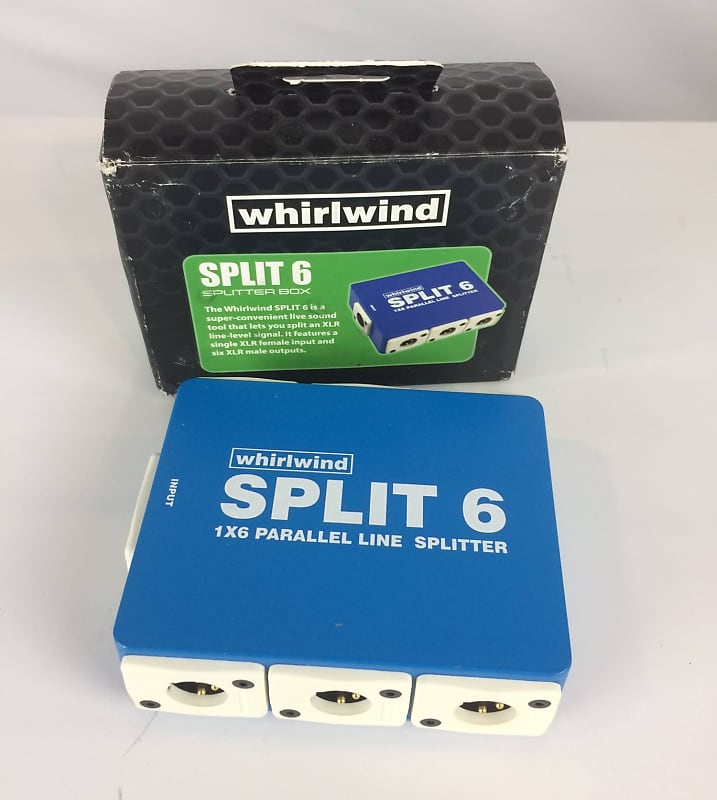 whirlwind SPLIT 6 1x6 パラレルラインスプリッター Whirlwind Split 6 Parallel Line Splitter XLR - Monkey Wrench