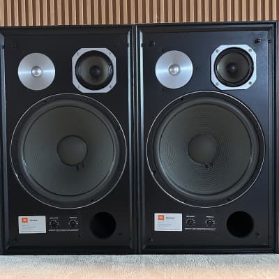 Vintage 70s JBL L166 Horizon Speakers - Original woofers-1