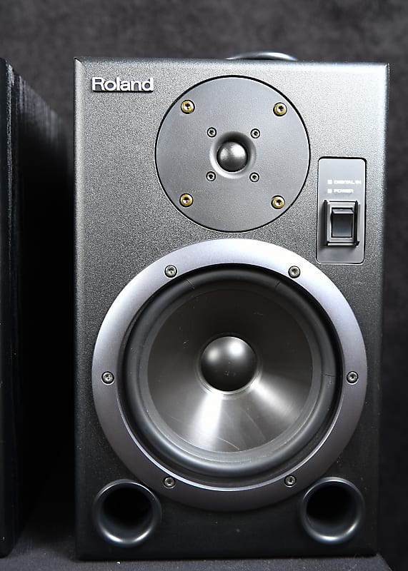 Roland DS-7 Bi-Amp Monitors, Powered Studio Speakers, Black